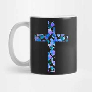 Polka Dots Easter Cross Design Mug